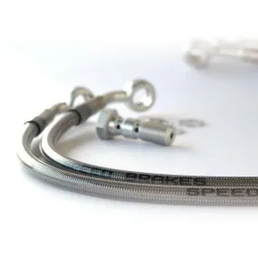 Durite de frein arrière d'aviation SPEEDBRAKES carbone/raccord noir Suzuki GSF 400 BANDIT